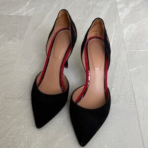 By Malene Birger Black Suede Heels